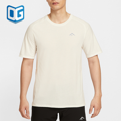 Nike/耐克正品Dri-FIT男士跑步运动简约经典透气短袖HJ3581-133