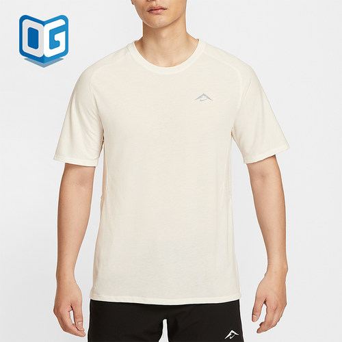 Nike/耐克正品Dri-FIT男士跑步运动简约经典透气短袖HJ3581-133