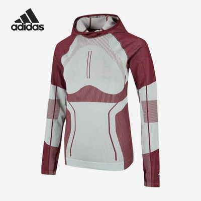 Adidas/阿迪达斯正品2025新款女士跑步连帽卫衣套头衫IW6368