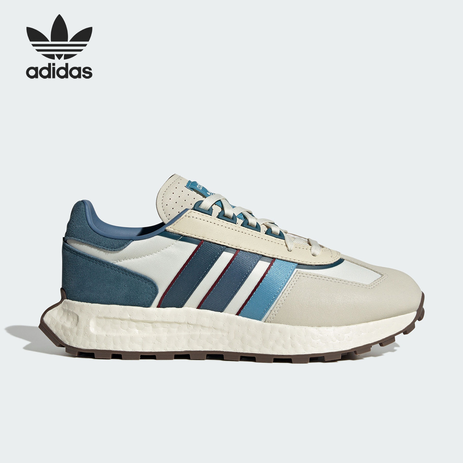 Adidas/阿迪达斯官方正品三叶草男女运动透气系带休闲鞋IE0498