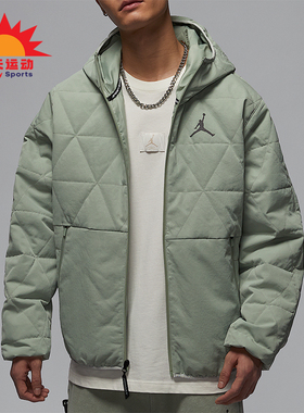 Nike/耐克正品JORDAN男士保暖宽松休闲轻薄棉服HV4870-377
