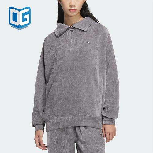阿迪达斯女士时尚户外保暖卫衣