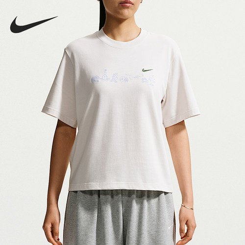 Nike/耐克正品Sportswear女士柔软透气运动短袖T恤IW1213-030