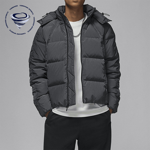 Nike/耐克正品JORDAN男士保暖宽松梭织连帽羽绒服FV7220-060