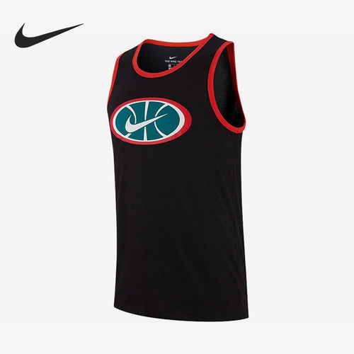Nike/耐克正品新款男黑红色训练球类运动经典篮球背心BQ3676-010
