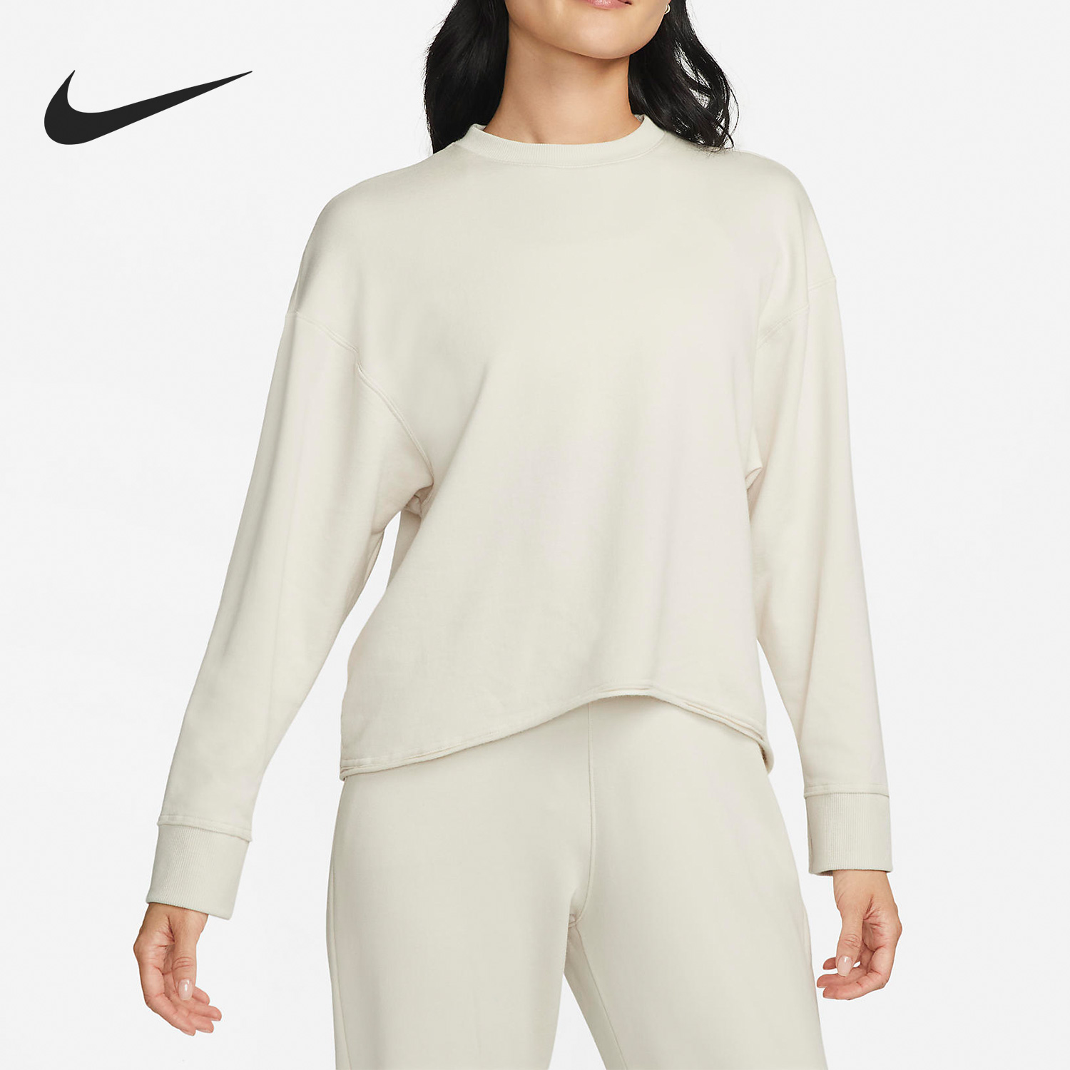 Nike/耐克官方正品秋冬新款女子运动休闲起绒套头卫衣DM6976-104