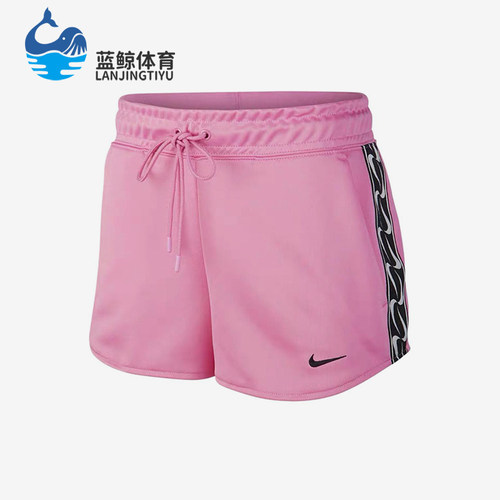 Nike/耐克正品刺绣抽绳系带运动直筒休闲舒适短裤CJ6318-610
