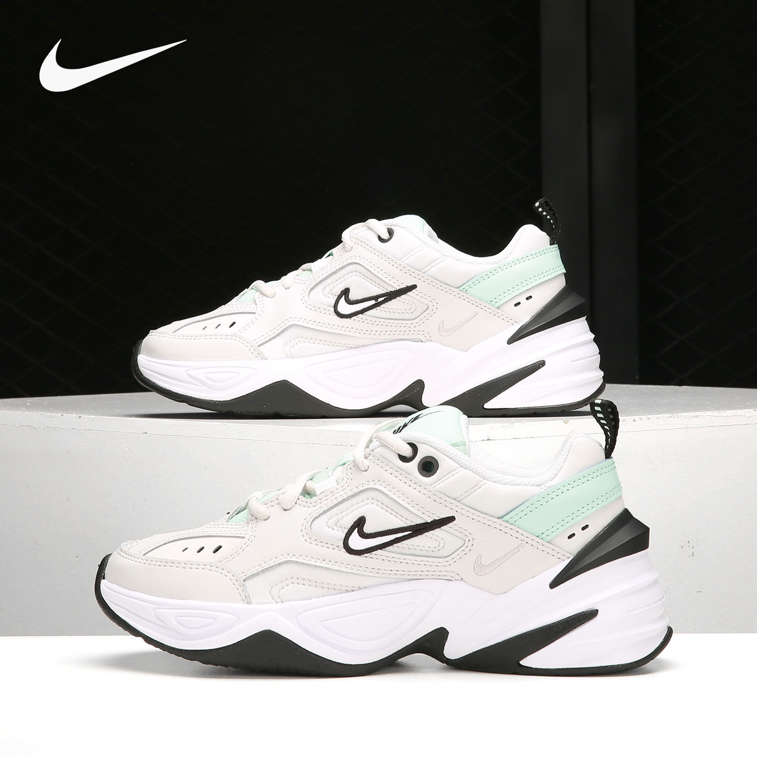 Nike/耐克正品 M2K TEKNO 女子复古老爹鞋运动鞋AO3108-013