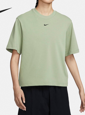 Nike/耐克正品夏季女士圆领透气休闲运动短袖T恤DD1238-387