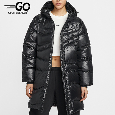 Nike/耐克正品冬季新款女士户外拒水保暖中长款羽绒服HV2752-010