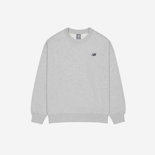 New Balance/NB正品运动男女同款舒适透气卫衣套头衫AMT51370-AG