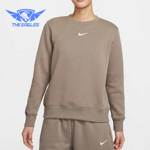 Nike/耐克正品2025新款女士宽松圆领运动保暖卫衣DQ5752-233