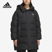 女子长款 2023新款 连帽运动羽绒服IV7556 阿迪达斯正品 Adidas