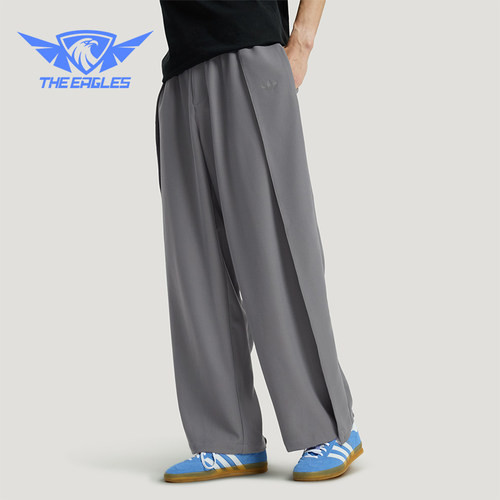 Adidas/阿迪达斯正品三叶草男士休闲经典垂坠宽松经典长裤KS5343