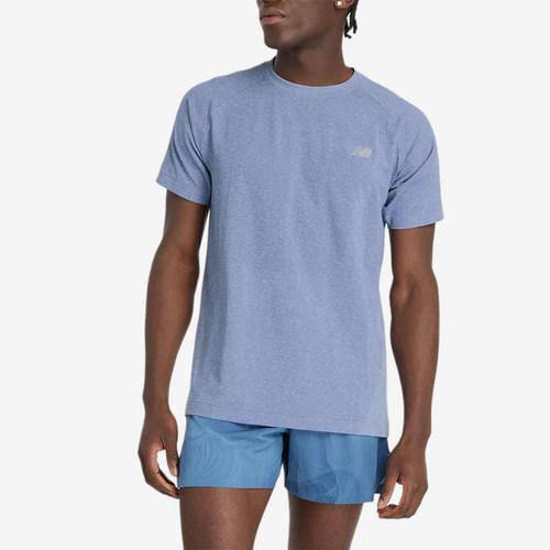 New Balance/NB正品2025新款男子速干跑步健身短袖T恤MT41080-HEB