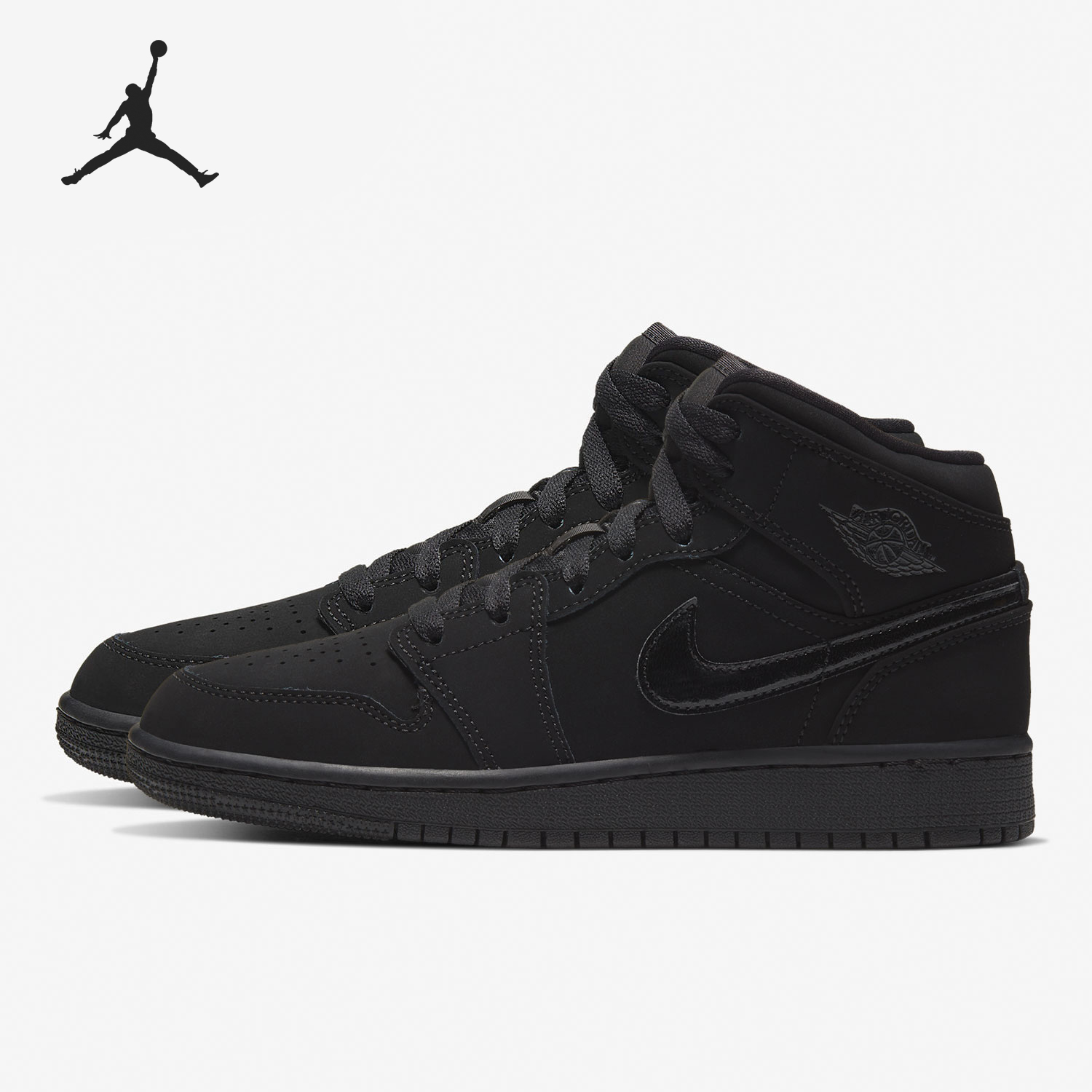 Nike/耐克正品 AIR JORDAN 1 MID AJ1 大童运动篮球鞋 554725-056