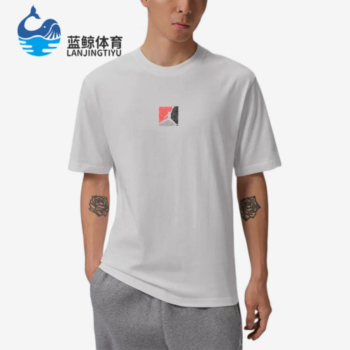 Nike/耐克正品JORDAN新款男白色印花圆领经典短袖T恤IF3065-100