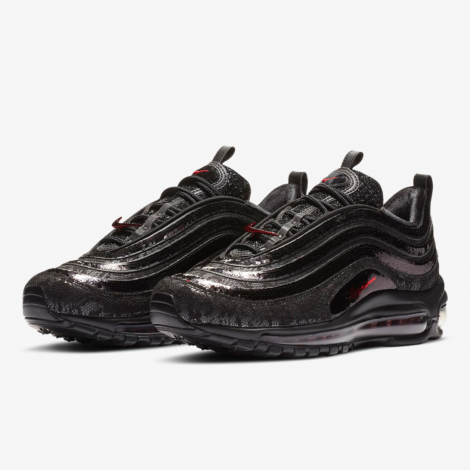 Nike/耐克正品Air Max 97 Prm黑红 气垫运动跑鞋特别版 DC1709