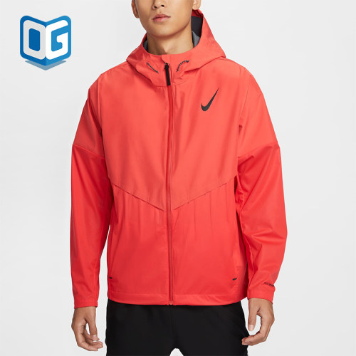 Nike/耐克正品运动男士时尚简约跑步连帽夹克外套FZ9040-696