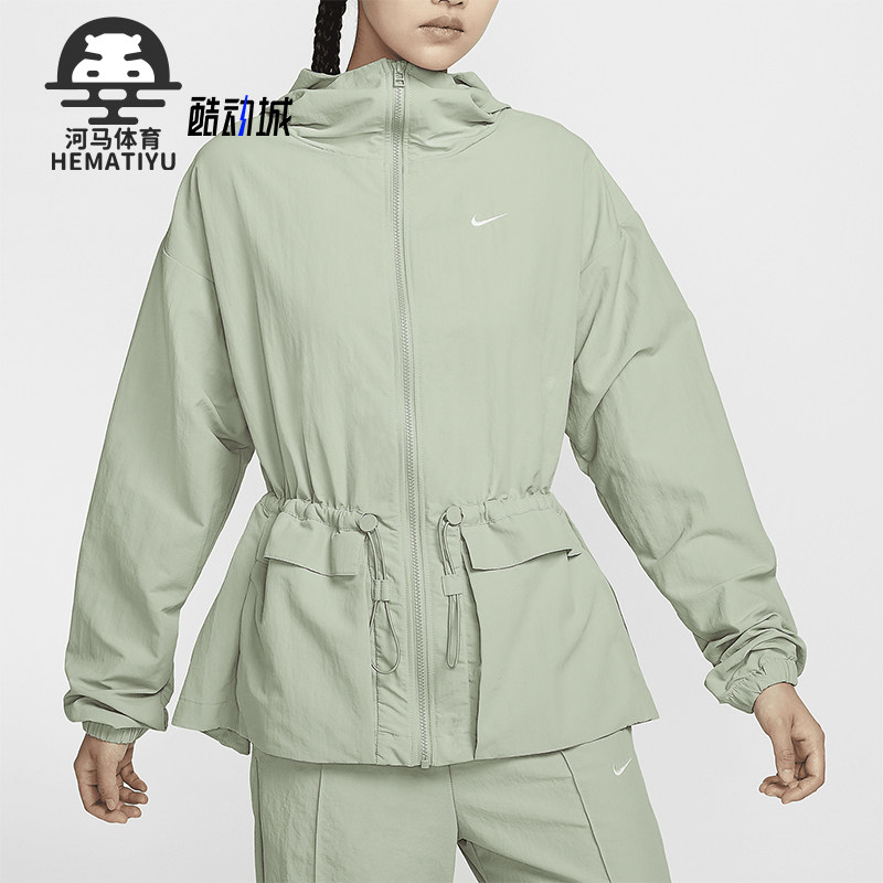 耐克女士梭织连帽夹克外套