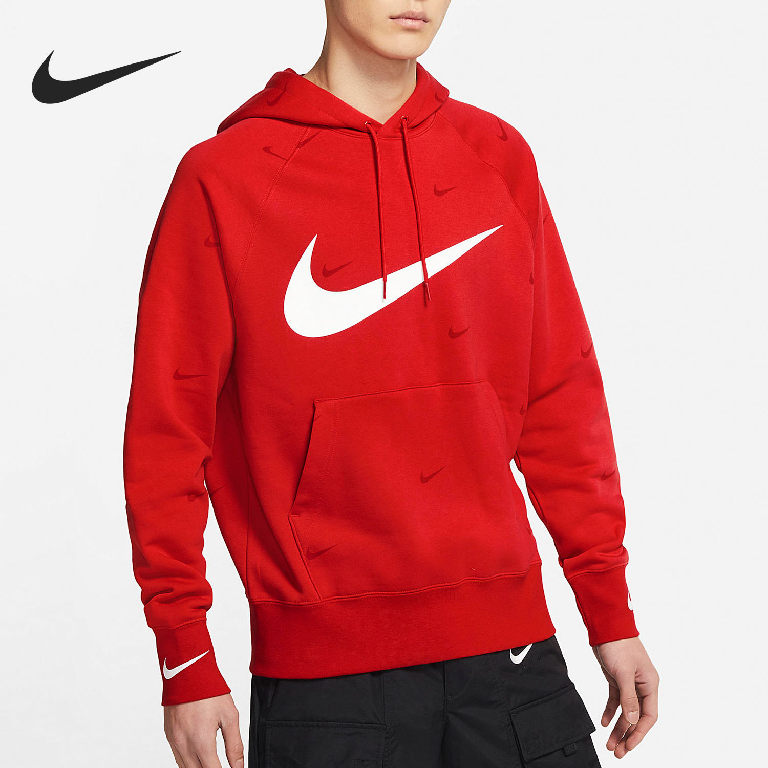 Nike/耐克官方正品男子加绒休闲运动卫衣连帽套头衫 DA0111-657