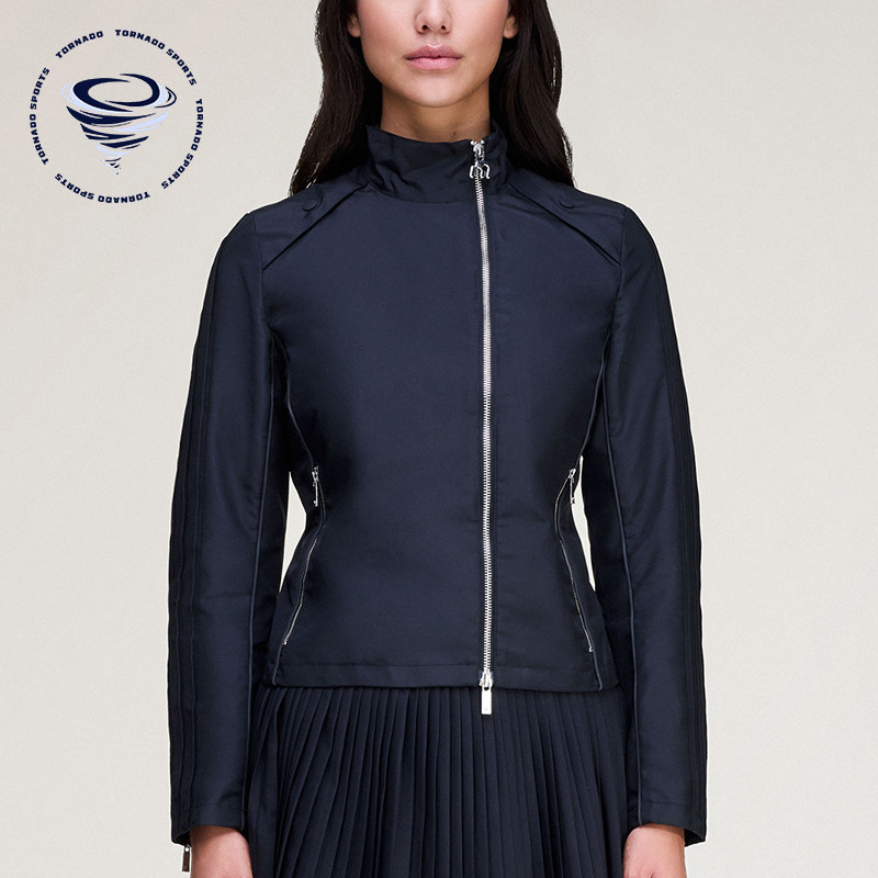 Adidas/阿迪达斯正品三叶草新款女深蓝色经典出行夹克外套KA2734