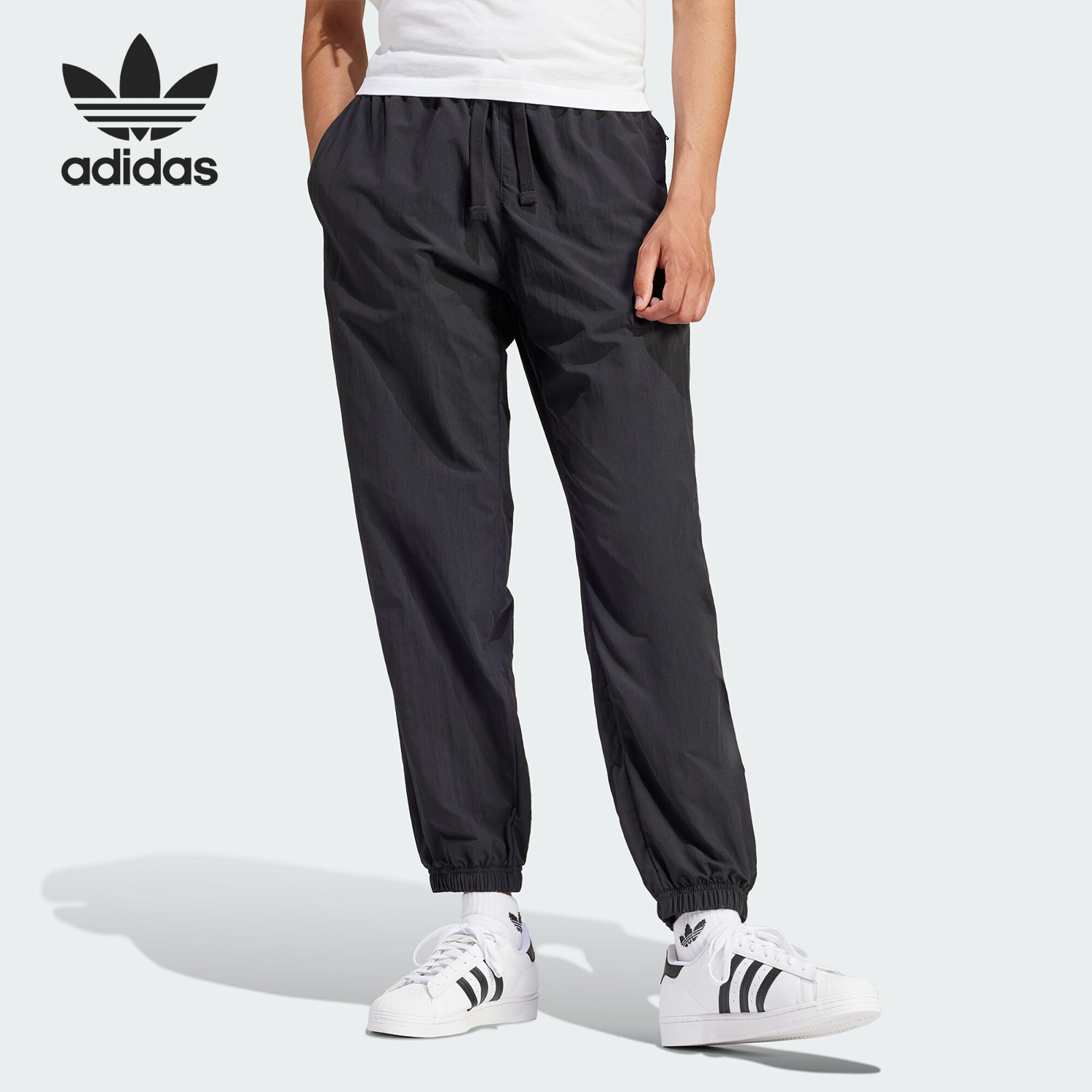 Adidas/阿迪达斯正品P ESS PANTS WV 男士梭织运动裤IS1796