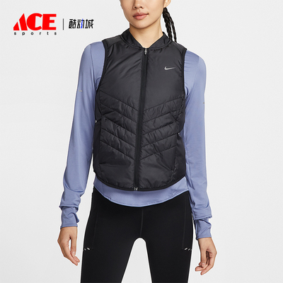 Nike/耐克正品秋冬女士拉链修身运动经典亲肤棉马甲IF1244-010