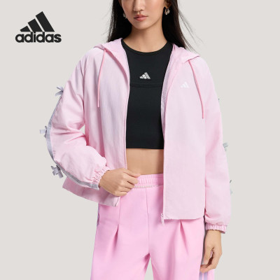Adidas/阿迪达斯正品DCE WV LL JKT女士梭织连帽夹克KR7603
