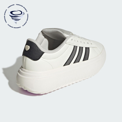 Adidas/阿迪达斯正品2025女士耐磨 网球厚底时尚经典休闲鞋JS1832