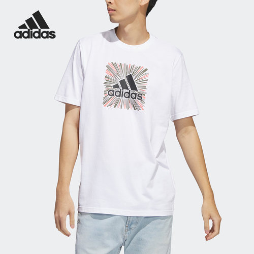 Adidas/阿迪达斯正品 M OPT G T男子运动休闲短袖T恤HR8071