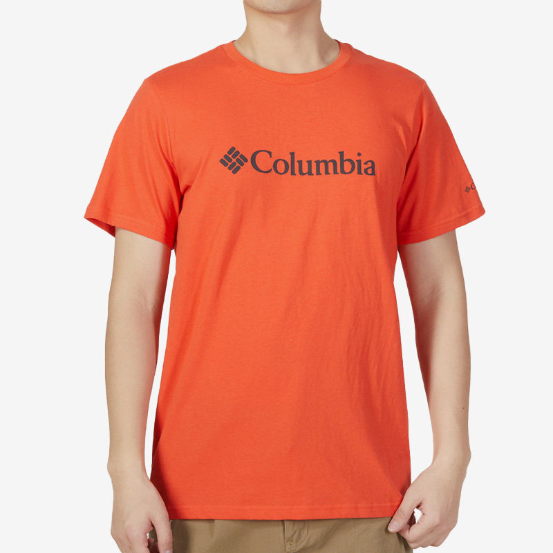 Columbia/哥伦比亚正品户外休闲男子透气圆领短袖T恤JE1586