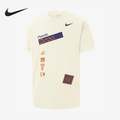 Nike/耐克正品菲尼克斯太阳男士休闲落肩短袖T恤FV9294-901