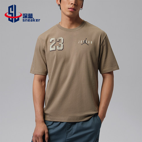 Nike/耐克男士美式复古宽松百搭亲肤透气休闲短袖 T 恤IF3128-040