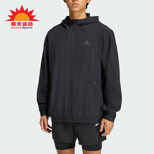 Adidas/阿迪达斯正品TECHESS TRACK-T男士健身训练夹克外套KQ7481