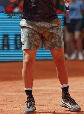 Adidas/阿迪达斯正品夏季新款男士网球训练运动短裤HT7225