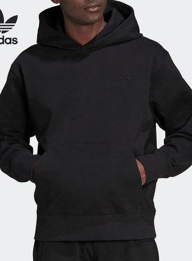 Adidas/阿迪达斯正品男子套头衫三叶草C HOODY FT运动卫衣HN6934