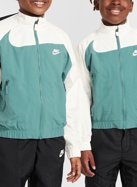 Nike/耐克正品夏季新款大童运动休闲立领夹克外套FN9134-361