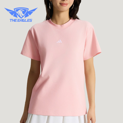 Adidas/阿迪达斯正品夏季女士时尚日常经典透气休闲短袖T恤KX2765