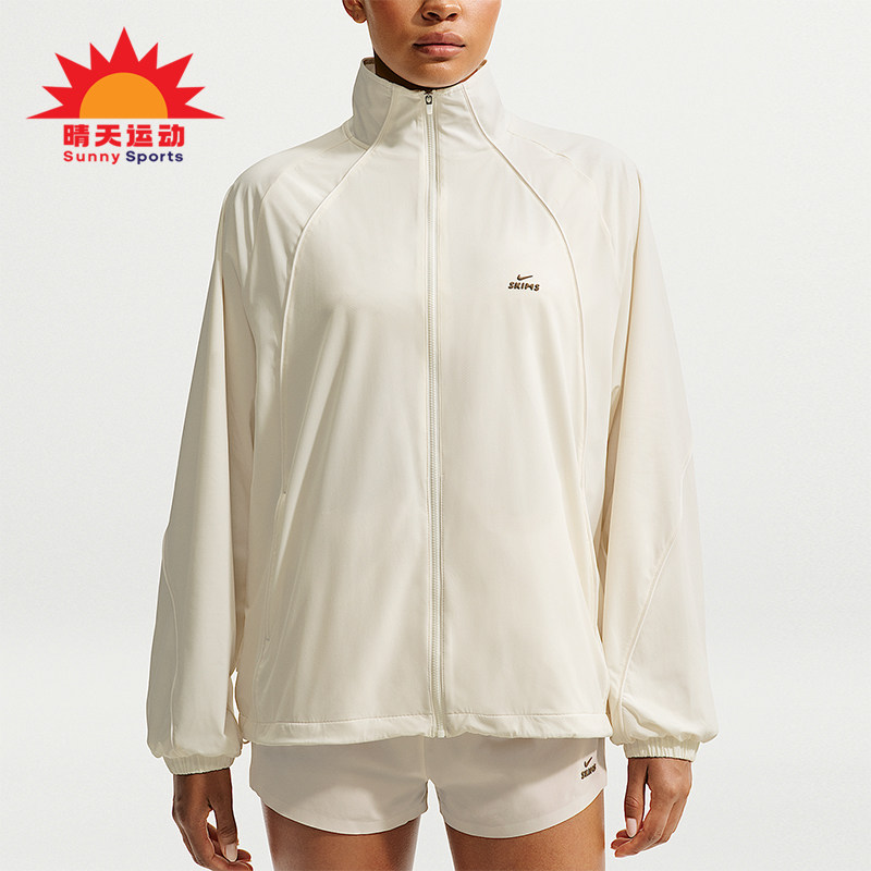 Nike/耐克正品女士弹力柔软吸湿排汗宽松夹克外套IU2223-108