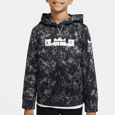 Nike/耐克正品LEBRON 大童（男孩）印花套头篮球连帽衫 CU8922