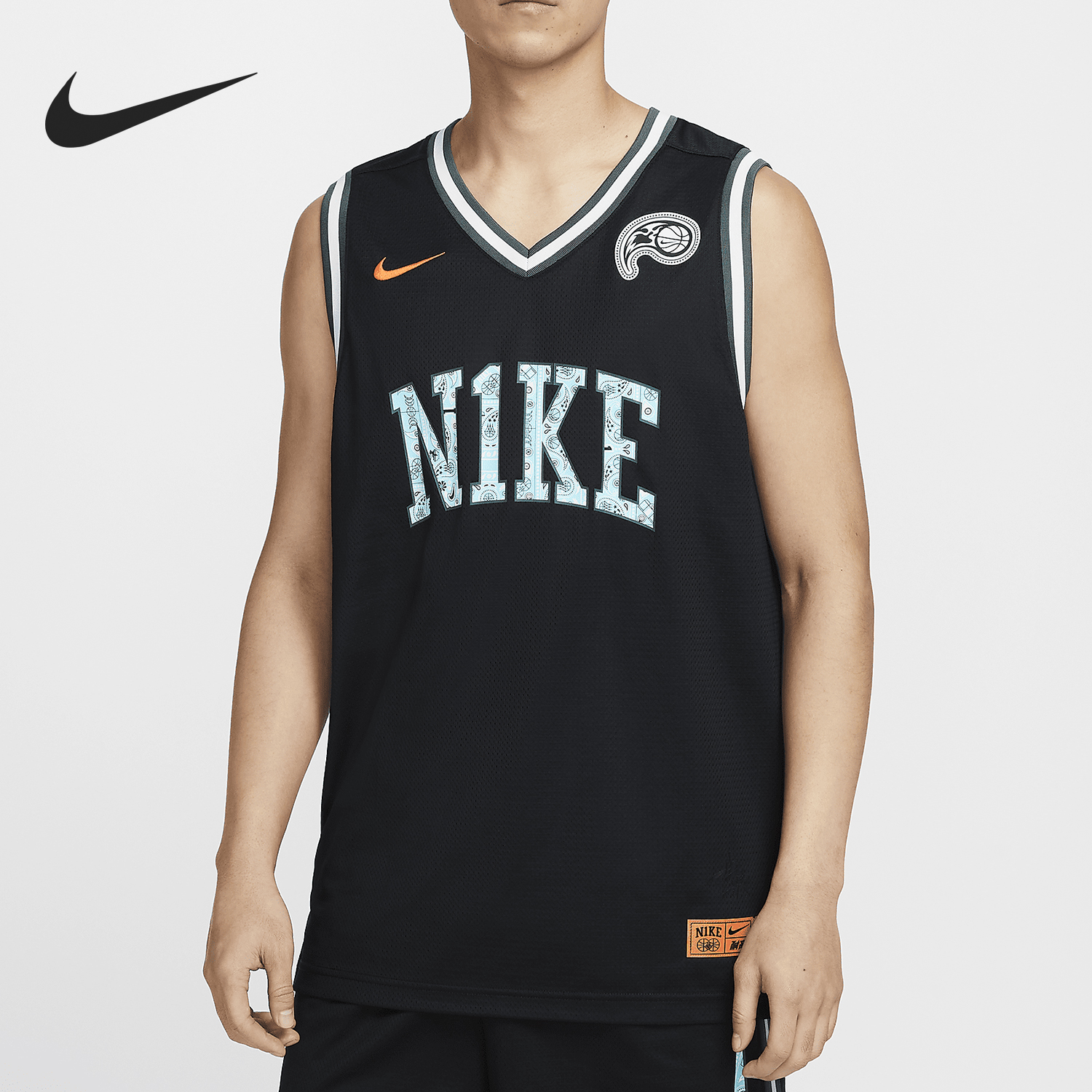 Nike/耐克官方正品篮球系 Dri-FIT男士无袖篮球球衣HF6136-010