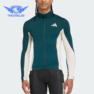 男士 Adidas 款 2025秋季 耐穿骑行立领拼接外套JM5404 阿迪达斯正品