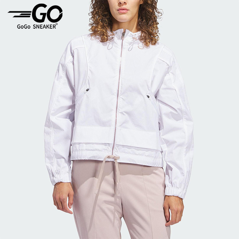 Adidas/阿迪达斯正品W BTC FZ HDY女士高尔夫运动外套JC9253