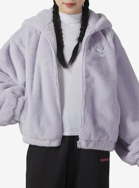 Puma/彪马正品2023新款女子摇粒绒运动外套保暖抓绒衣625194