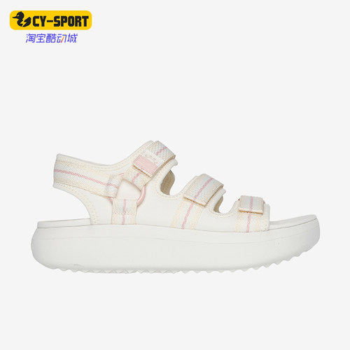 Skechers/斯凯奇正品新款女士休闲魔术贴绑带沙滩凉鞋