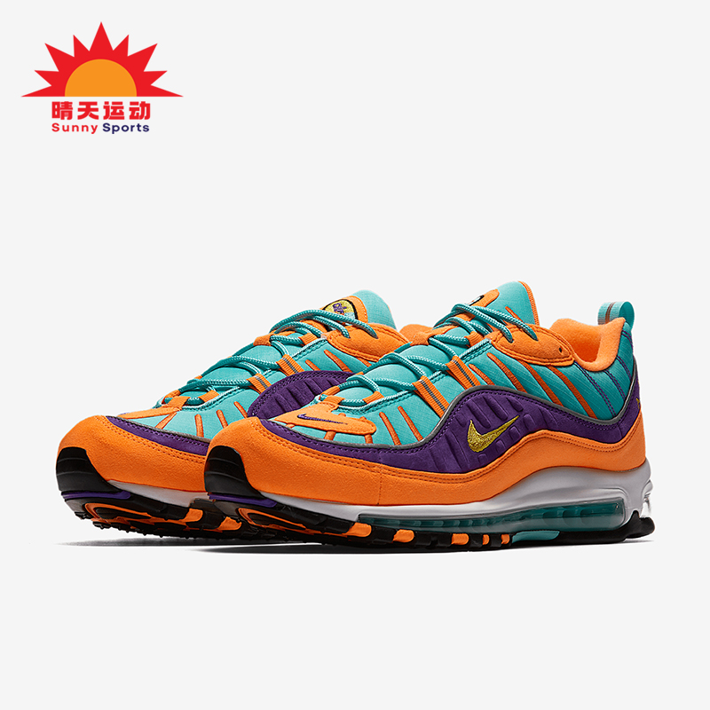 Nike/耐克正品Air Max98男士复古全掌气垫跑步鞋924462-800