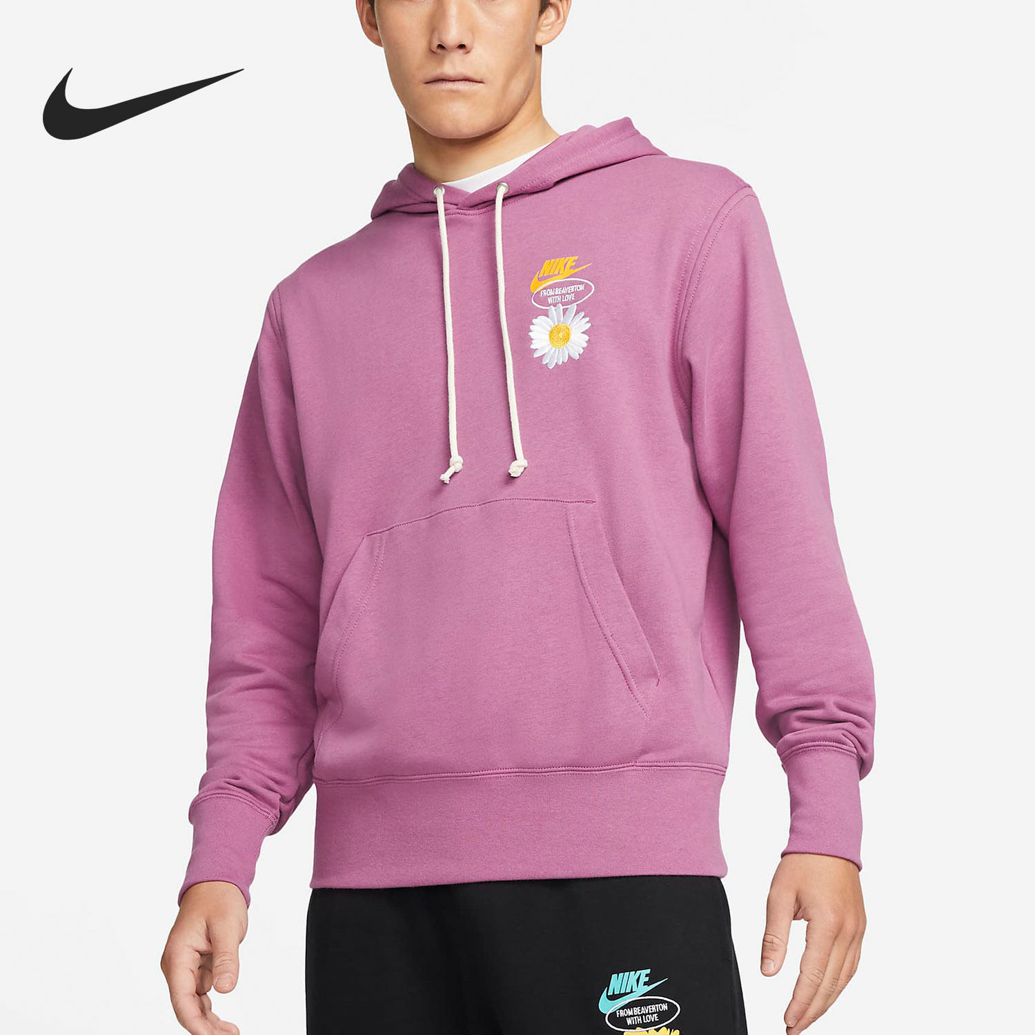 Nike/耐克官方正品运动服男子宽松休闲连帽长袖套头衫DM4994-507