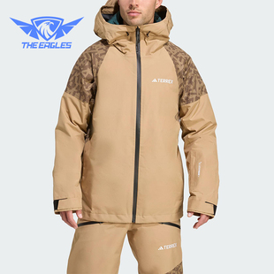 男士 Adidas 款 2025冬季 日常连帽户外运动外套JN3090 阿迪达斯正品