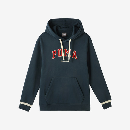Puma/彪马正品秋冬男女美式复古宽松连帽抓绒卫衣686857-16